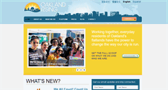 Desktop Screenshot of oaklandrising.org